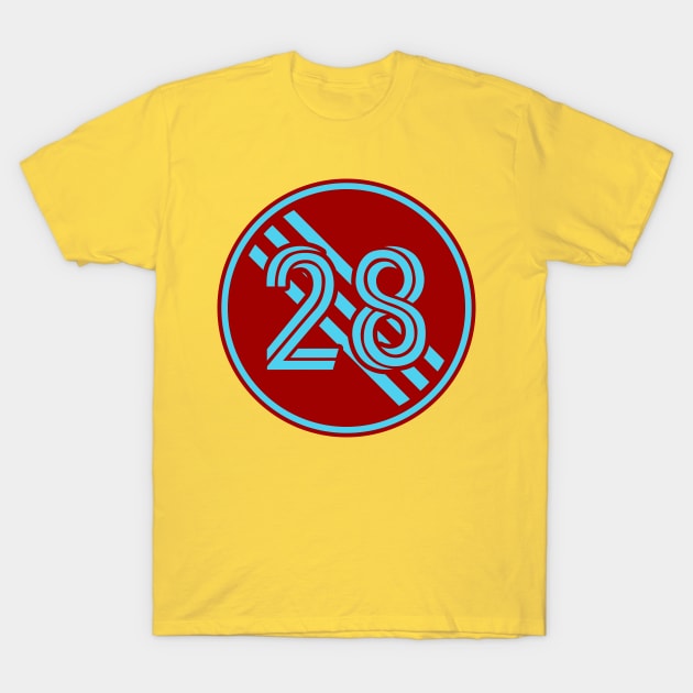 Abraham Rodriguez Number 28 Jersey Colorado Rapids Inspired T-Shirt by naesha stores